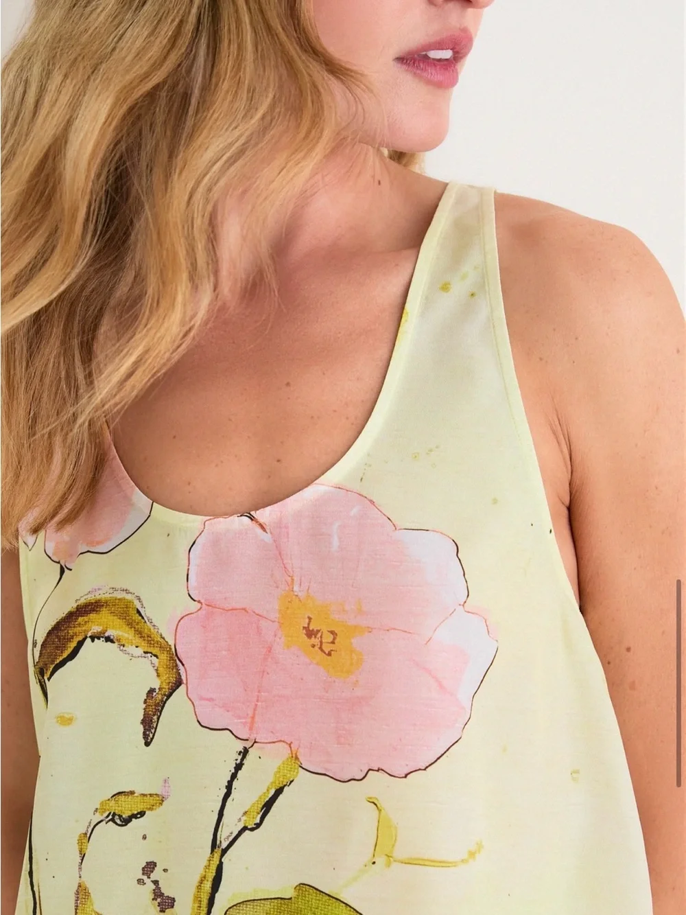 HUNTER BELL Quiet Blossom Carsyn Tank size L